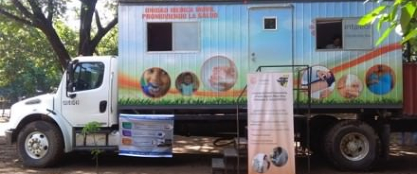Unidad Médica Móvil en Nicaragua